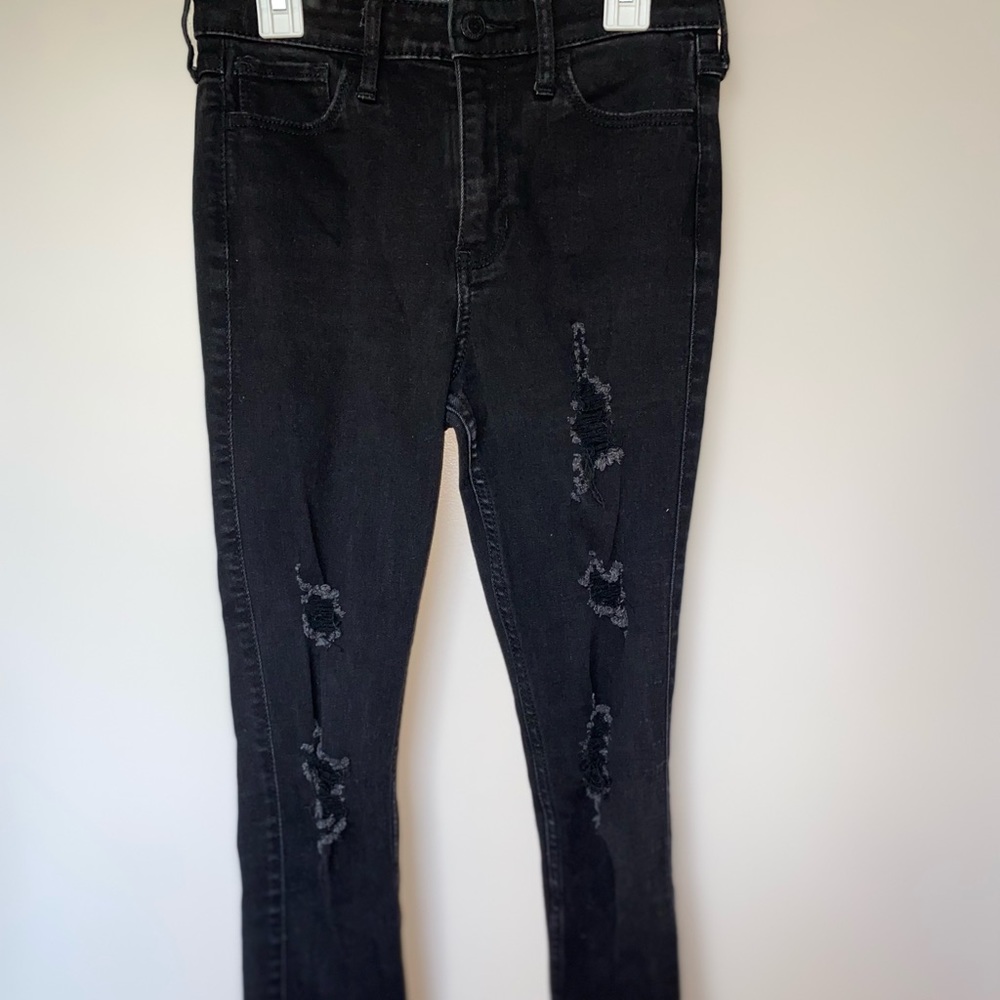 Hollister High Rise Crop Super Skinny Jeans